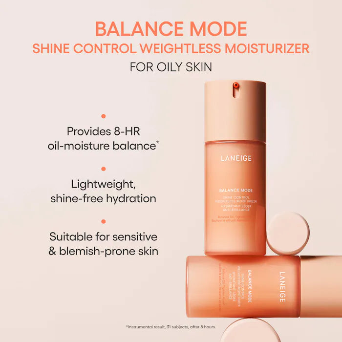 Balance Mode Shine Control Weightless Moisturizer - Laneige