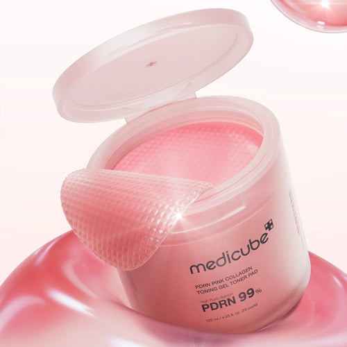 PDRN Pink Collagen Toning Gel Toner Pad - Medicube