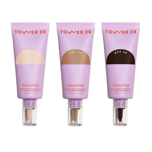 Sunny Days SPF 30 Tinted Sunscreen Foundation - Tower 28