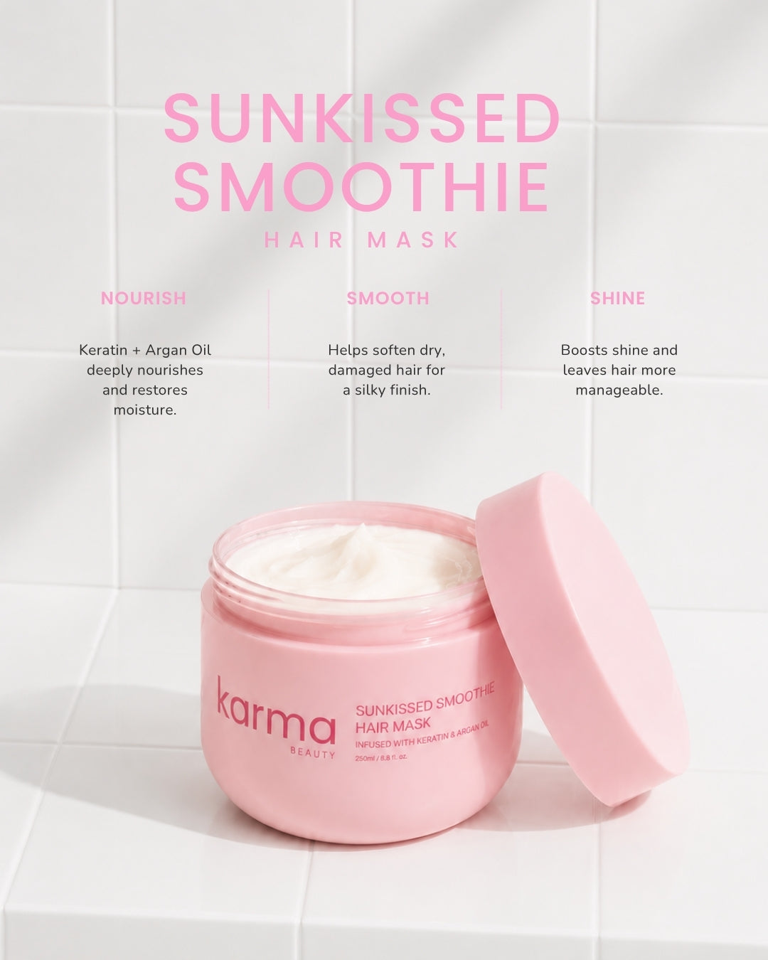 Sunkissed Smoothie Hair Mask - Karma Beauty