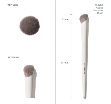 M 132 Angled Concealer Brush - Morphe