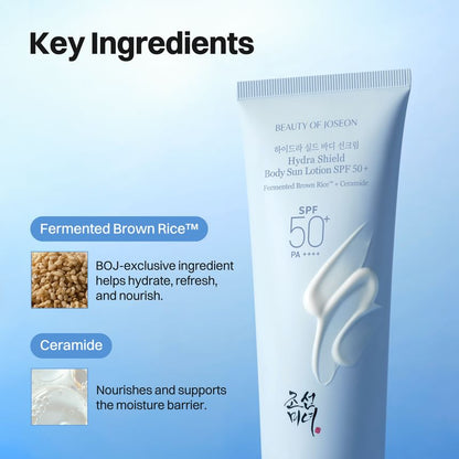 Hidra Shield Body Sun Lotion Spf 50+PA++++ - Beauty Of Joseon