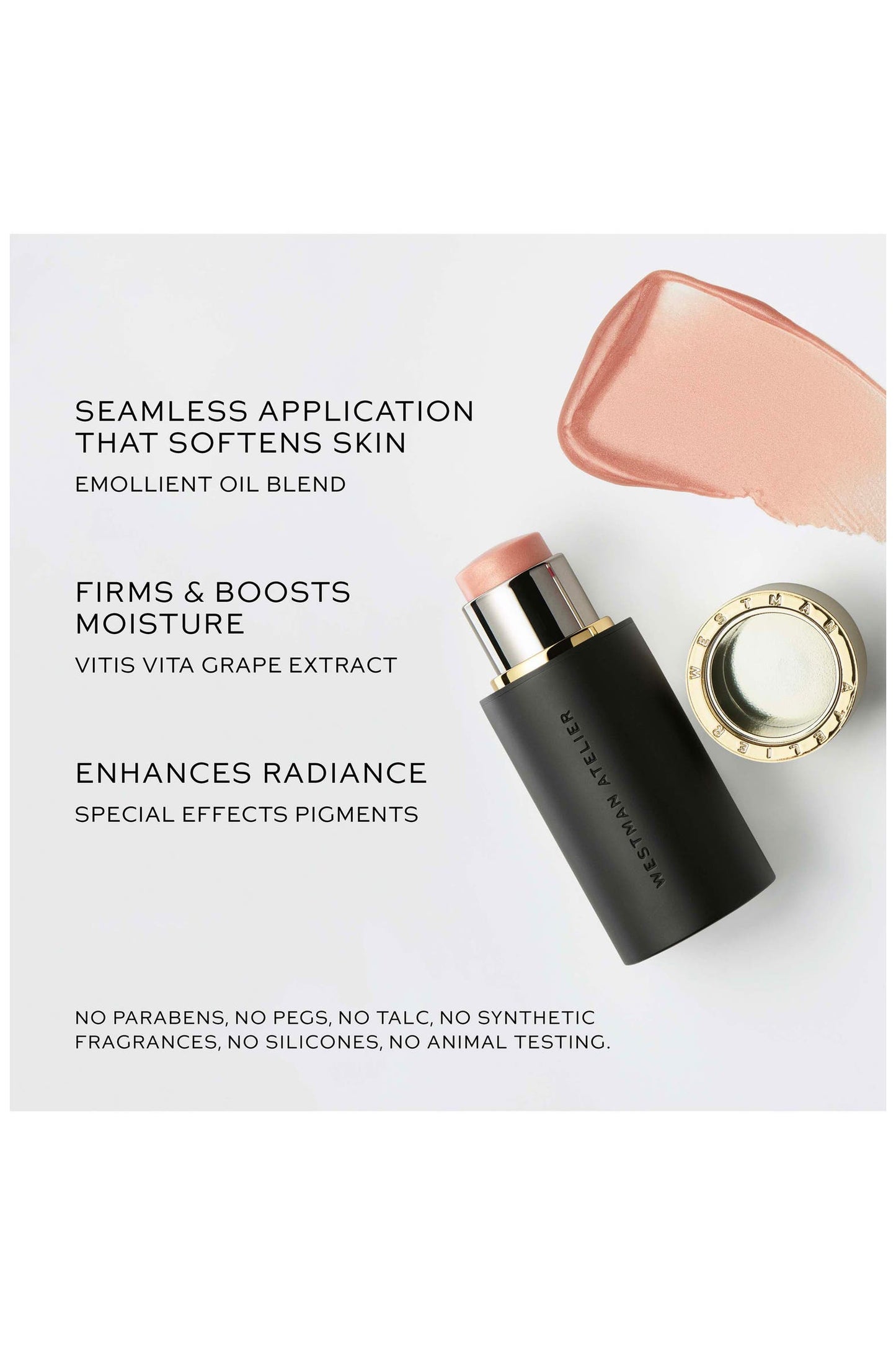 Petate Baby Cheeks Blush And Lit Up Highlight Stick Duo - Westman Atelier