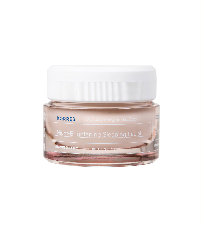 Night Brightening Sleeping Facial - Apothecary Wild Rose - Korres