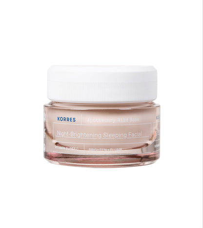 Night Brightening Sleeping Facial - Apothecary Wild Rose - Korres