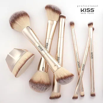 Dual Ended Complexion Brush - Kiss