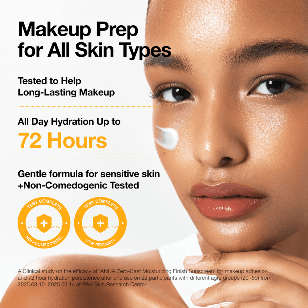 Zero Coast Moisturizing Finish Sunscreen Spf 50+PA++++ - Anua