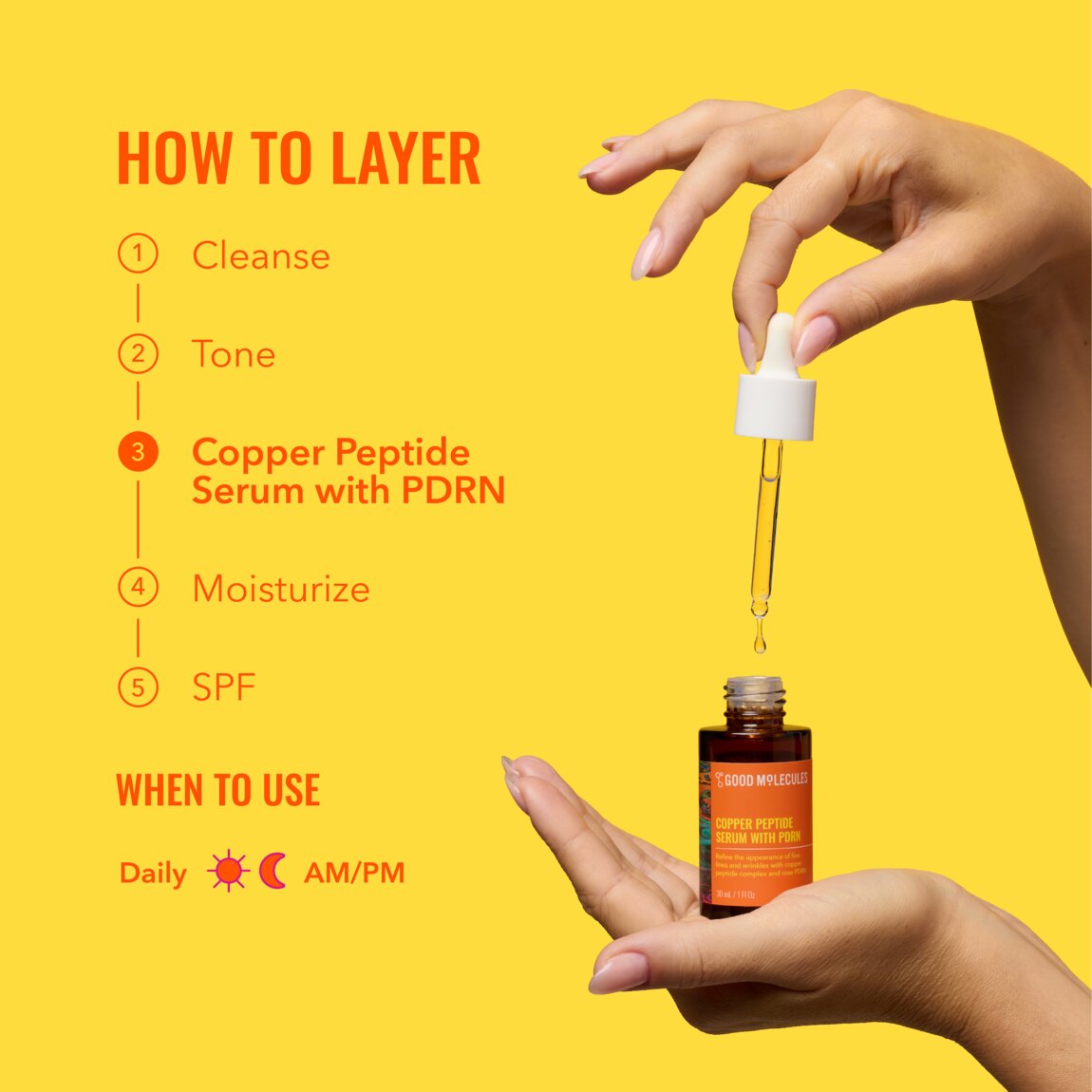 Copper Peptide Serum With Pdrn - Good Molecules