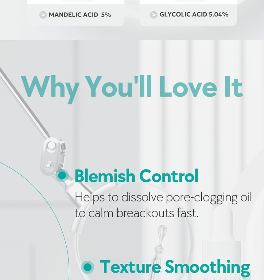 Salicylic Acid Serum Molecules Clear - Nine Less