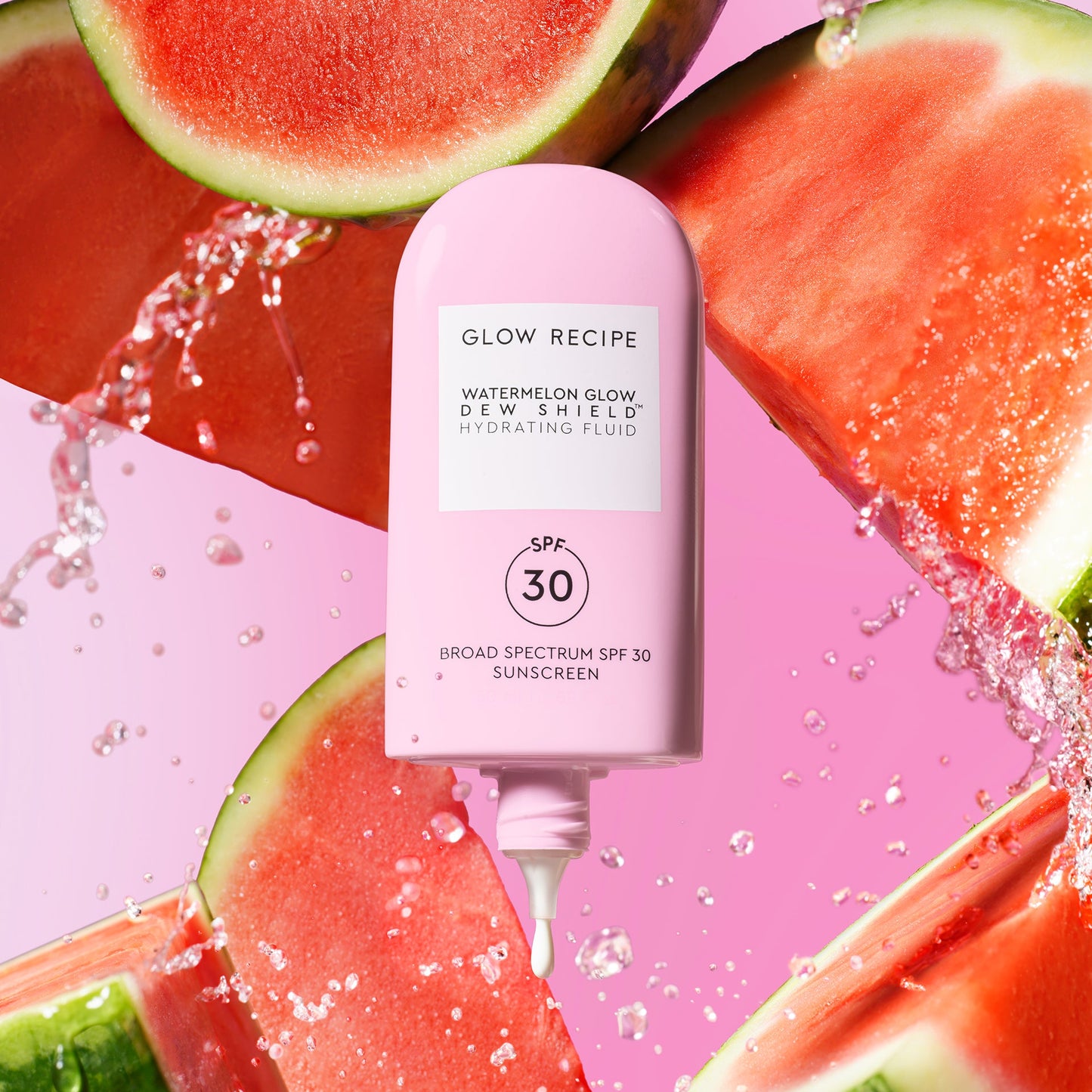 Watermelon Glow Dew Shield Hydrating Fluid Spf 30 - Glow Recipe