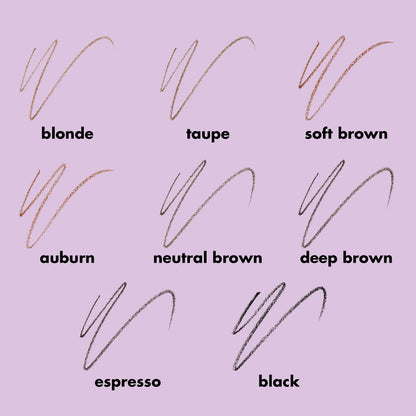 Micro Fine Brow Pencil 1 Mm Tip Waterproof & Smudge Resistant - Elf