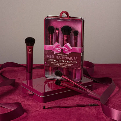 Limited Edition Blend, Set, +Stash 5 Piece Gift Set - Real Tecnhniques