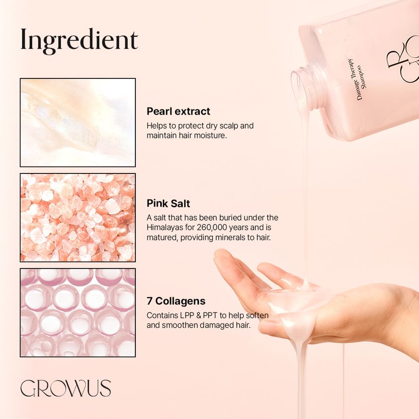 Damage Therapy Shampoo Ex - Growus