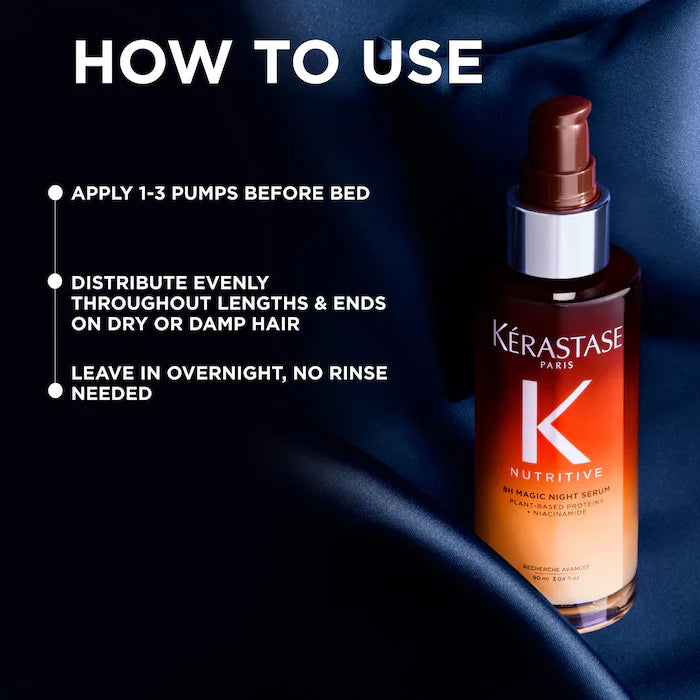 8H Magic Night Serum Hair Gift Set for Dry Hair - Kérastase París