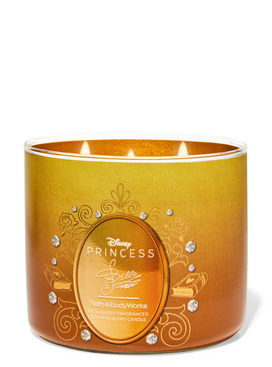 Disney Princess  Belle 3 Wick Candle - Bath  & Body Works