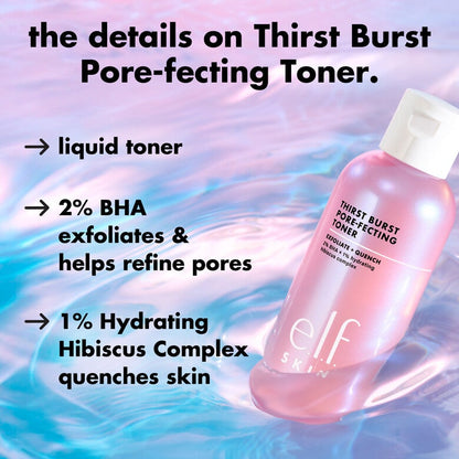 Thirst Burst Pore Efecting Toner - elf