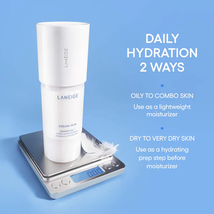Cream Skin Cerapeptide Toner & Moisturizer - Laneige