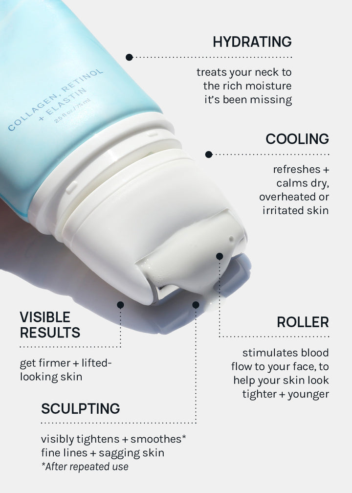 Gua Sha Sculpt Neck Cream Collagen, Retinal+Elastin - Aoa