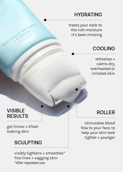 Gua Sha Sculpt Neck Cream Collagen, Retinal+Elastin - Aoa