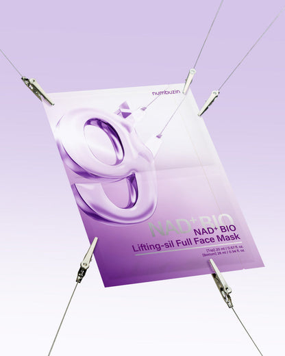 Nad+50 Peptides Lifting & Glowing Full Face Mask - Numbuzin