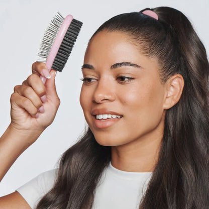 Double Take Dual Sided Detangling and Smooth Hair Brush - Mane