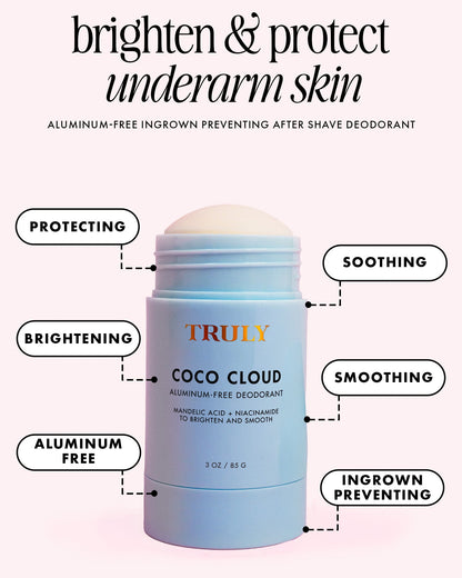 Aluminum Free Deodorant with Mandelic Acid+Niacinamide - Truly