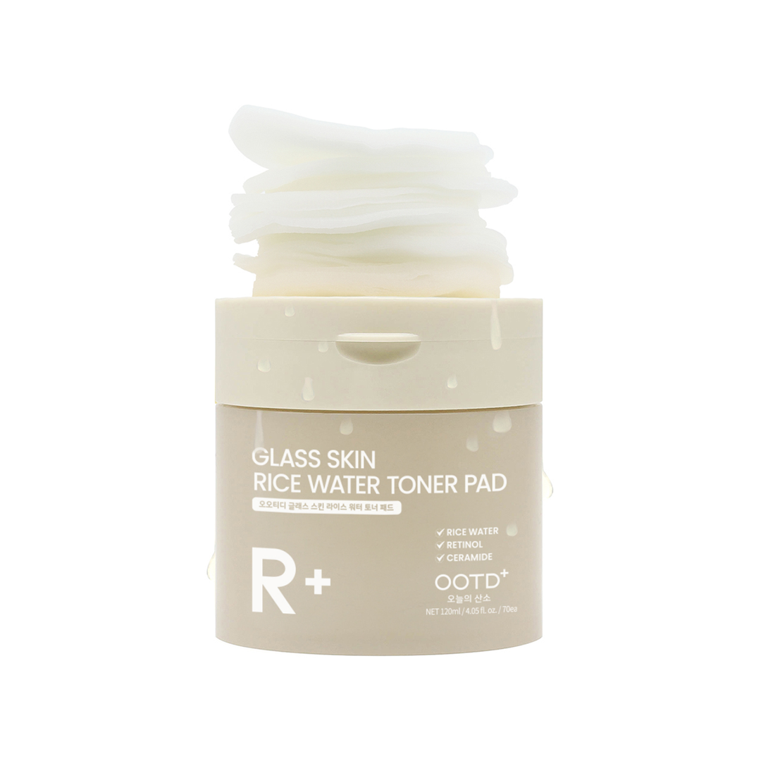 Glass Skin Rice Water Toner Pad - Ootd Beauty