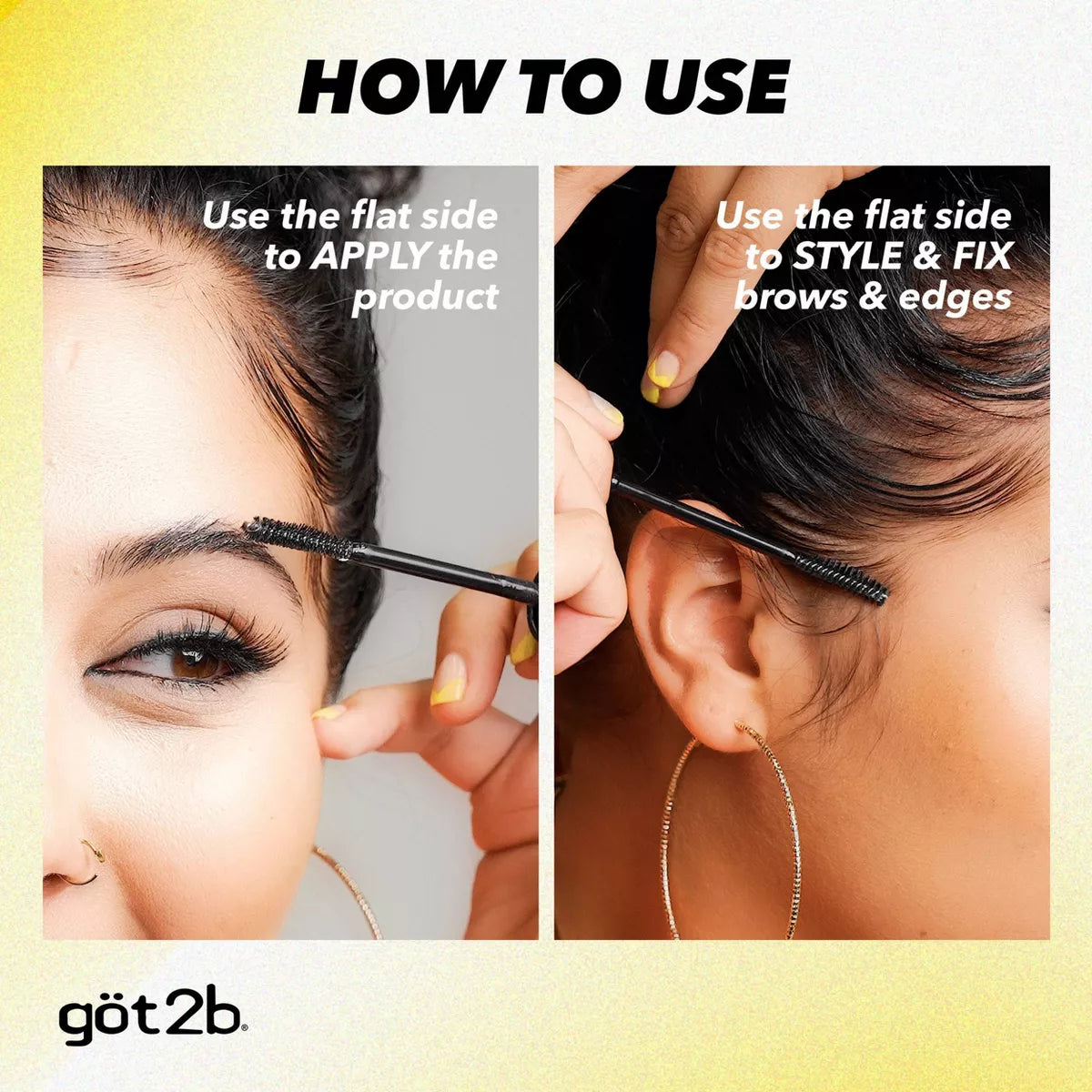 Brow & Edge Gel 2 in 1 - Got2B