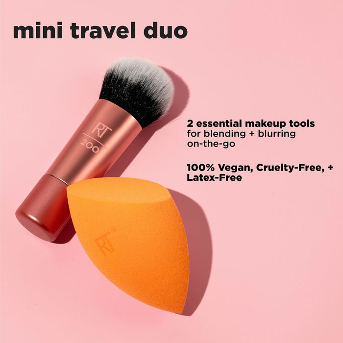 Mini Travel Duo Brush & Blender  - Real Techniques