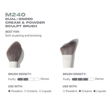Dual Ended Cream & Powder Sculpt Brush - Morphe