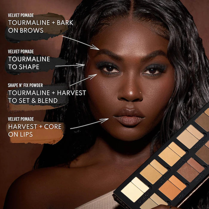 Groundwork Defining Neutral Palette For Eye-Brows-Face & Lips - Danessa Myricks Beauty