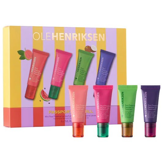 Passport To Chill Mini Pout Preserve Lip Set - Olehenricksen