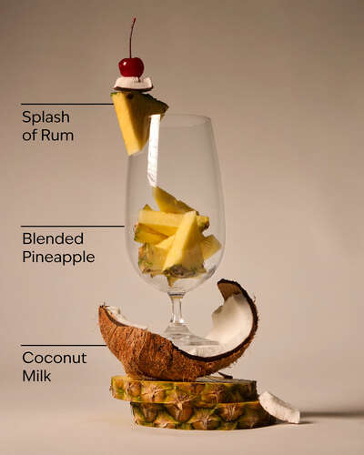 Coconut Piña Colada 1 Wick Candle - Bath & Body Works