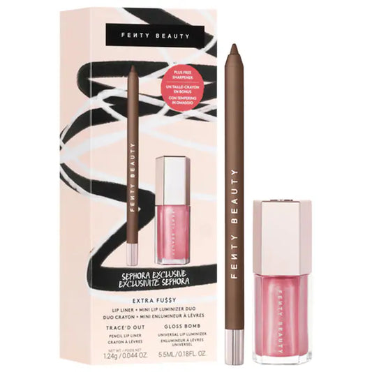Fussy Lip Liner+Mini Lip Luminizer Duo - Fenty Beauty