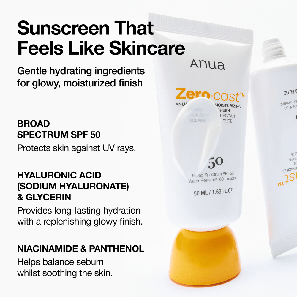 Zero Coast Moisturizing Finish Sunscreen Spf 50+PA++++ - Anua