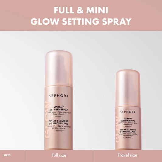 Makeup Setting Spray 12hr Wear-Transfer Proof Dewy Finish+Vitamine C - Sephora