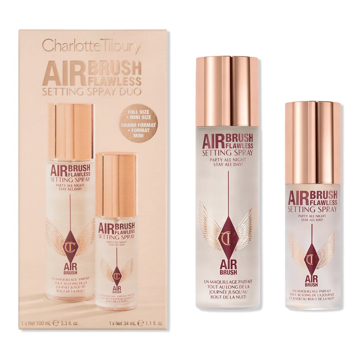 Air Brush Flawless Setting Spray Duo - Charlotte Tilbury