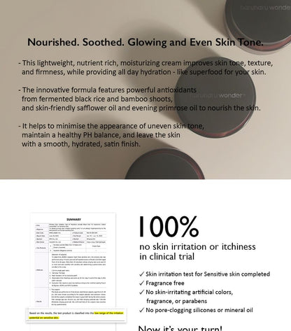 Black Rice 10 Hyaluronic Cream Unscented - Haruharu Wonder