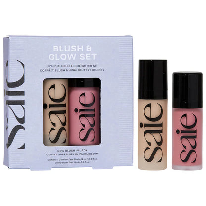 Blush Glow Set Liquid Blush & Highlighter Kit - Saie