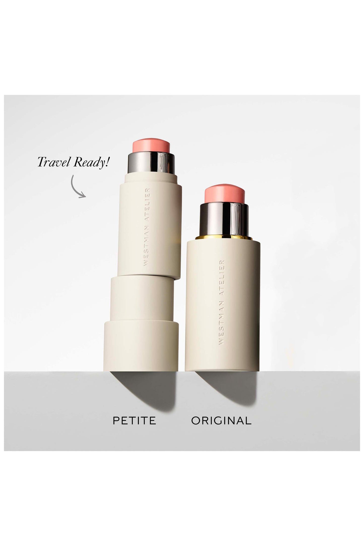 Petate Baby Cheeks Blush And Lit Up Highlight Stick Duo - Westman Atelier