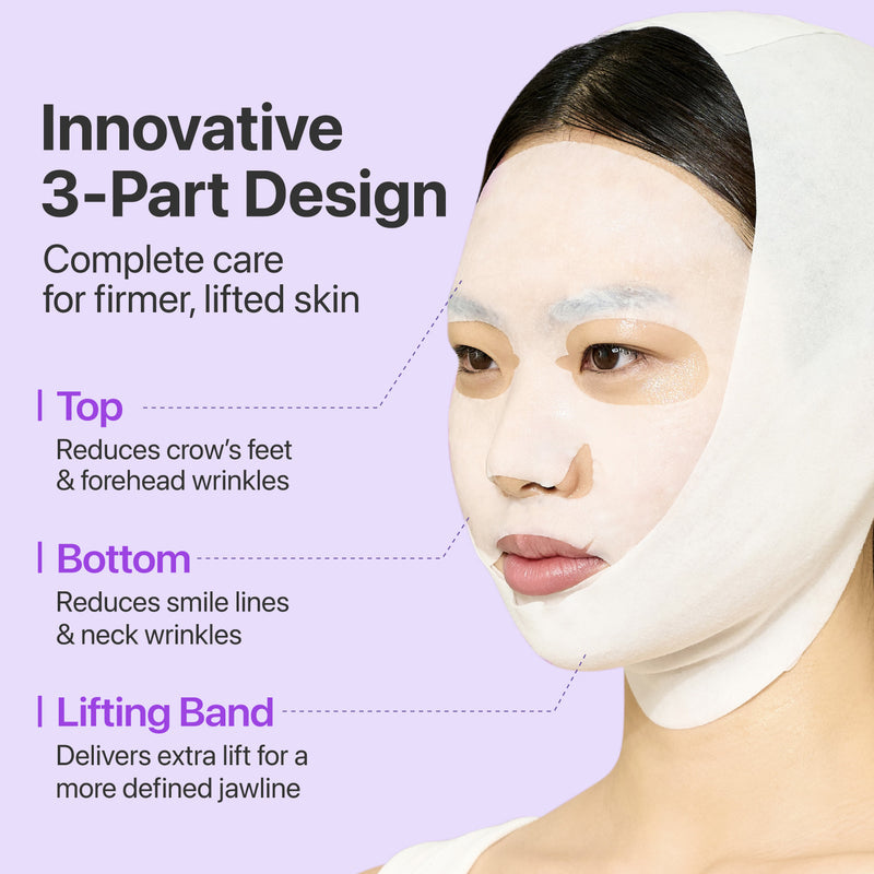 Nad+50 Peptides Lifting & Glowing Full Face Mask - Numbuzin