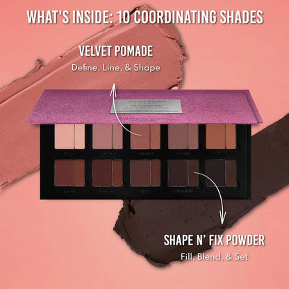 Groundwork Blooming Romance Palette For Eye-Brows-Face & Lips - Danessa Myricks Beauty