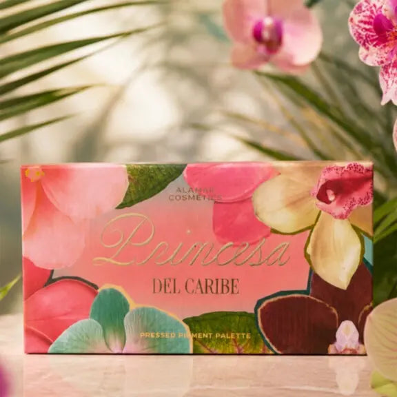 Pressed Pigment Palette Princesa Del Caribe - Alamar Cosmetics