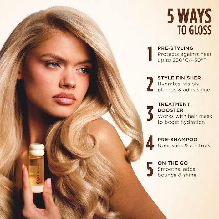 Honey Gloss Collagen Drops Hair Oil - Gisou