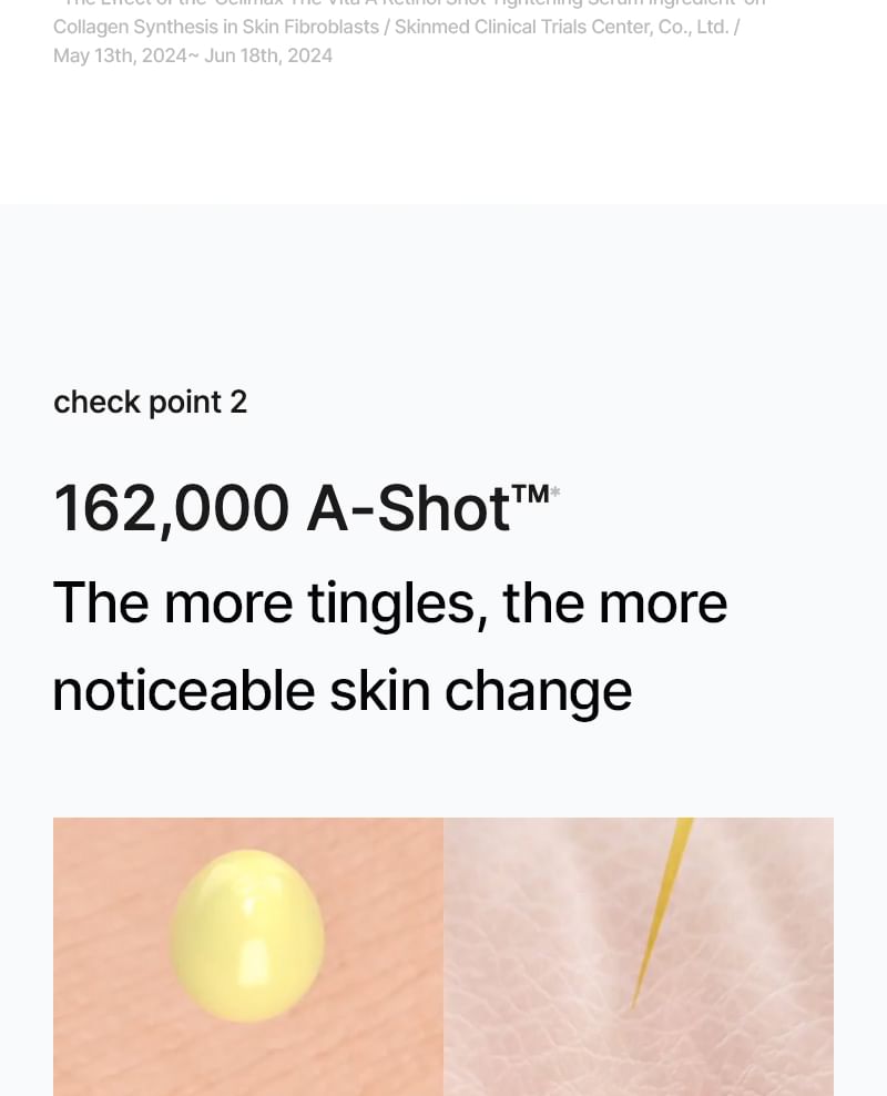 The Vita-A Retinol Shot Tightening Serum - Celimax