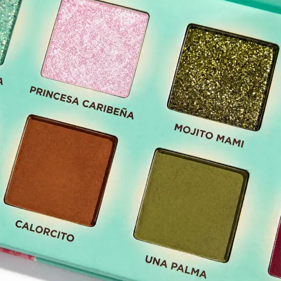 Pressed Pigment Palette Princesa Del Caribe - Alamar Cosmetics