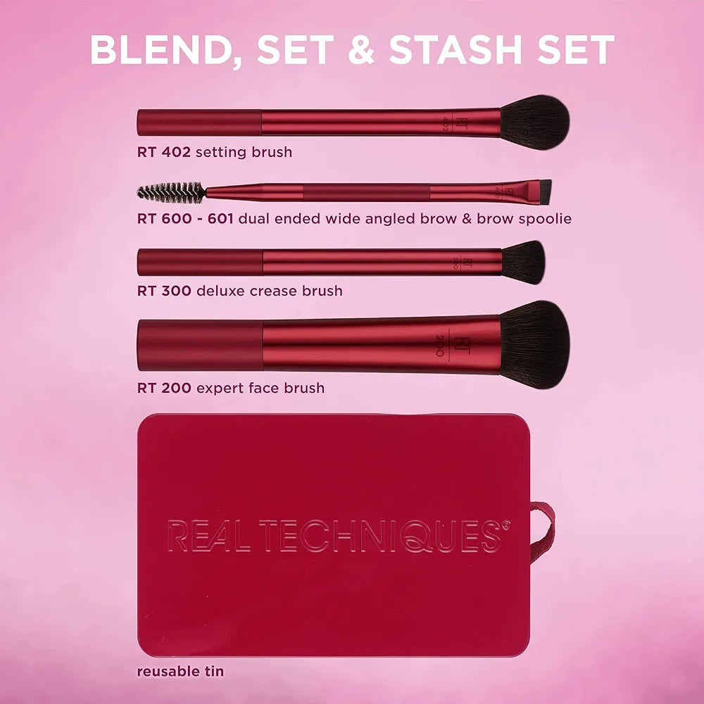 Limited Edition Blend, Set, +Stash 5 Piece Gift Set - Real Tecnhniques