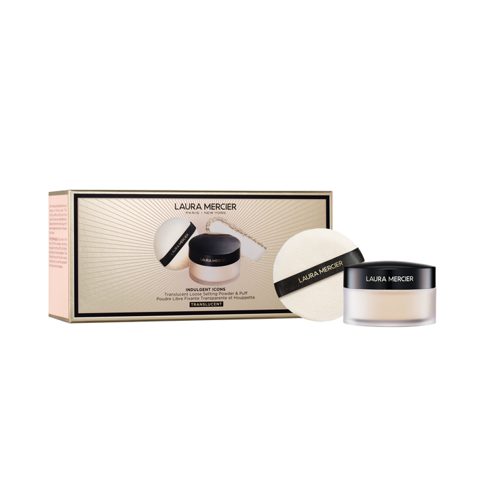 Indulgent Icons Translucent Loose Setting Powder & Puff - Laura Mercier