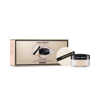 Indulgent Icons Translucent Loose Setting Powder & Puff - Laura Mercier