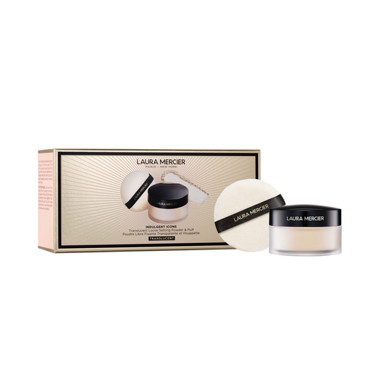 Indulgent Icons Translucent Loose Setting Powder & Puff - Laura Mercier